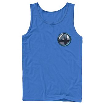 Men's Marvel Fantastic Four Left Chest Pocket Logo Tank Top