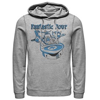 Men's Marvel Fantastic Four Group Shot Fantasticar Hoodie