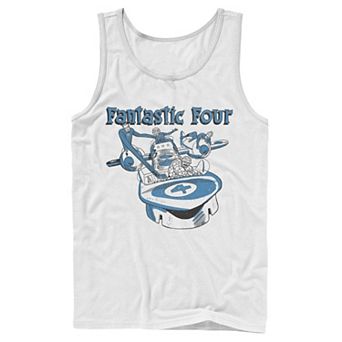 Men's Marvel Fantastic Four Group Shot Fantasticar Tank Top