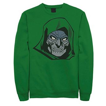 Men's Marvel Fantastic Four Doctor Doom Big Face Sweatshirt
