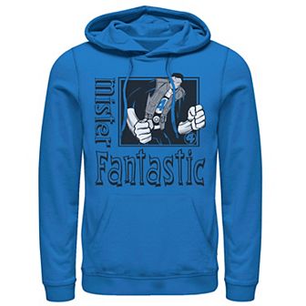Men's Marvel Mister Fantastic Cartoon Framed Portrait Hoodie