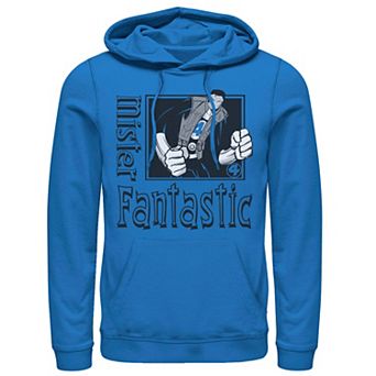 Men's Marvel Mister Fantastic Cartoon Framed Portrait Hoodie