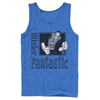 Men's Marvel Mister Fantastic Cartoon Framed Portrait Tank Top