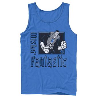 Men's Marvel Mister Fantastic Cartoon Framed Portrait Tank Top