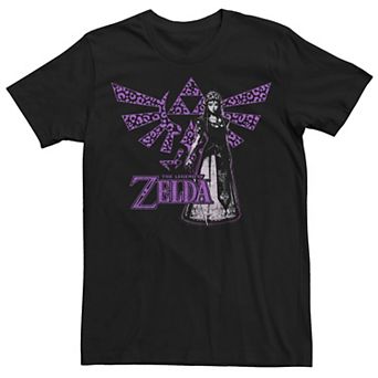 Men's Legend Of Zelda Cheetah Pattern Triforce Fill Tee