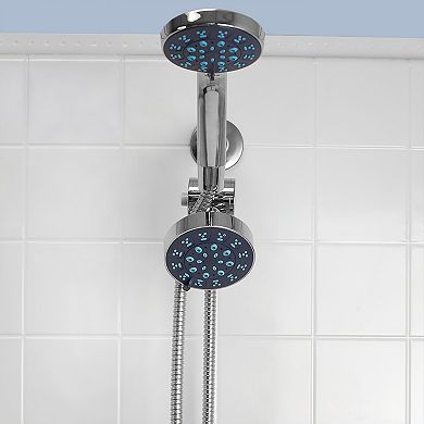 Home Basics Pure Paradise Fixed and Handheld Shower Head