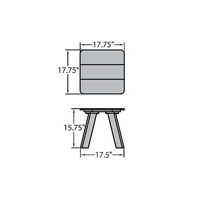 Highwood USA Italica Modern Side Table