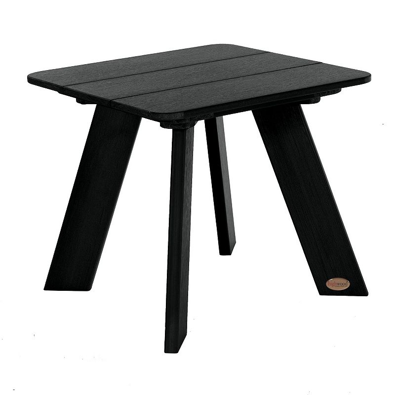 Highwood Barcelona Modern Side Table, Black