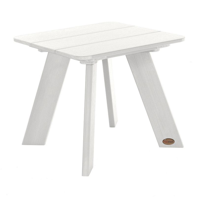 64164159 Highwood Barcelona Modern Side Table, White sku 64164159