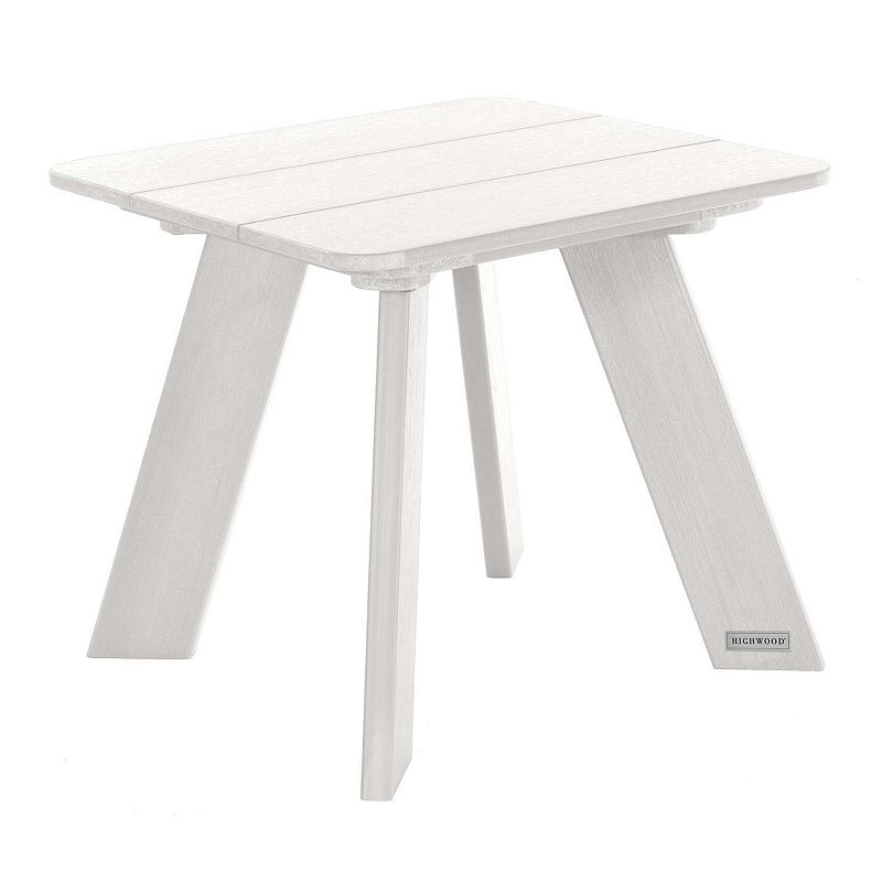 Highwood USA Italica Modern Side Table, White