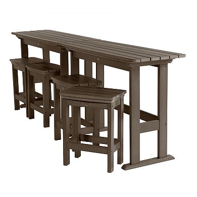 Highwood USA Lehigh 6-piece Counter-Height Balcony Set