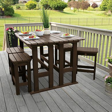 Highwood USA Lehigh 6-piece Counter-Height Balcony Set