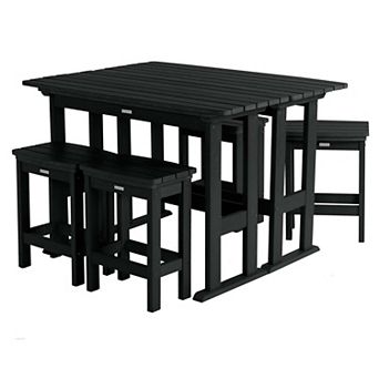 Highwood USA Lehigh 6 pc Counter-Height Balcony Set