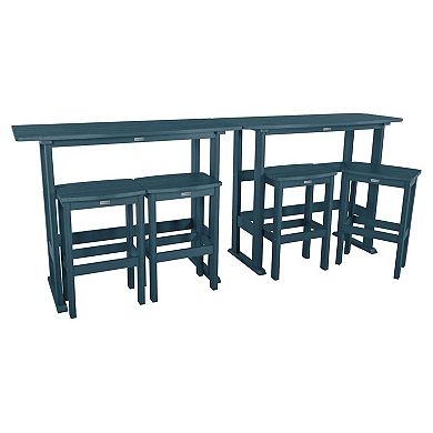 Highwood USA Lehigh 6-piece Bar Height Balcony Set