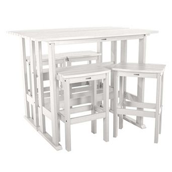 Highwood USA Lehigh 6 pc Bar Height Balcony Set