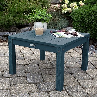 Highwood USA 2-piece Lehigh Garden Chair with Side Table Set