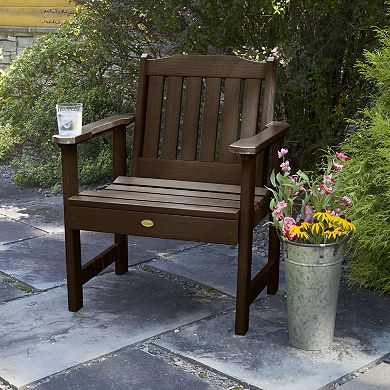 Highwood USA 2-piece Lehigh Garden Chair with Side Table Set