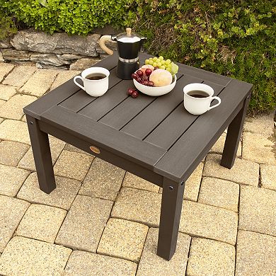 Highwood USA 2-piece Lehigh Garden Chair with Side Table Set