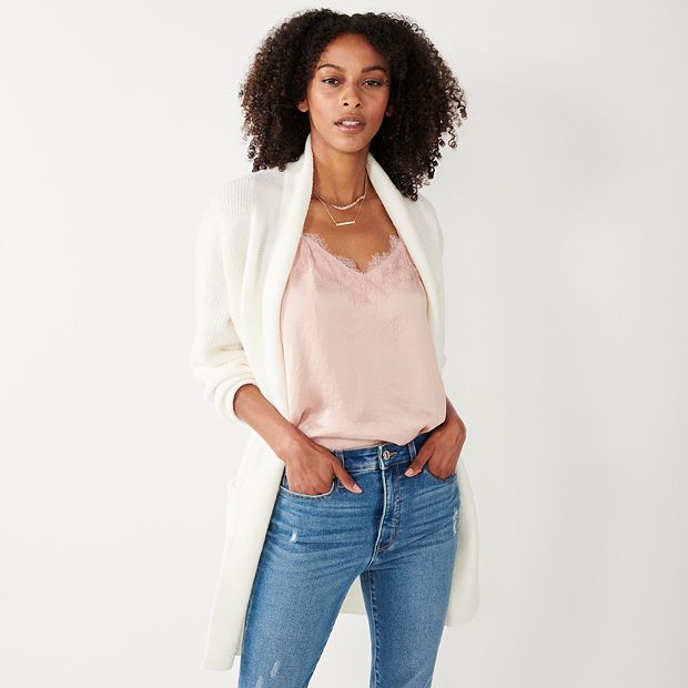 Kohls hot sale pink cardigan