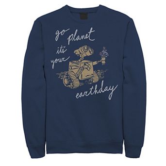 Disney / Pixar's WALL-E Juniors' Go Planet It's Your Earth Day Fleece Sweatshirt