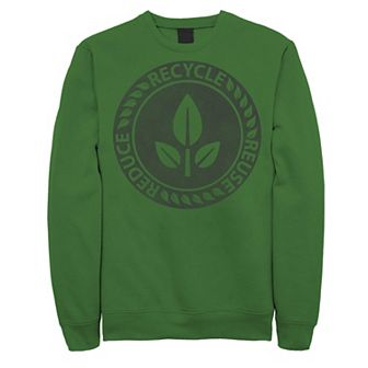 Juniors' Disney / Pixar Wall-E The Three R's Leaf Logo Fleece Sweatshirt