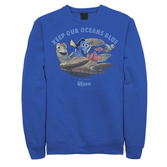 Juniors' Disney / Pixar Finding Nemo "Keep Our Oceans Blue" Fleece Sweatshirt