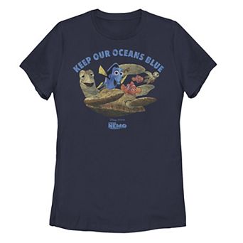 Juniors' Disney Pixar Finding Nemo "Keep Our Oceans Blue" Tee