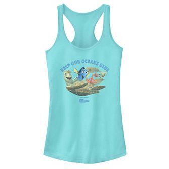 Disney / Pixar's Finding Nemo Juniors' Keep Our Oceans Blue Tank Top