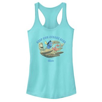 Disney / Pixar's Finding Nemo Juniors' Keep Our Oceans Blue Tank Top