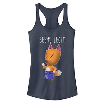 Juniors' Nintendo Animal Crossing Redd The Fox Seems Legit Tank Top