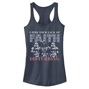 Juniors' Star Wars Darth Vader Patriotic Faith Tank Top