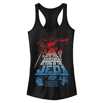 Juniors' Star Wars Episodes IV-VI Title Collage Tank Top