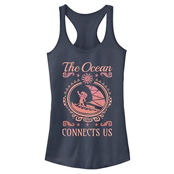 Disney's Moana Juniors' "The Ocean Connects Us" Coral Tank Top