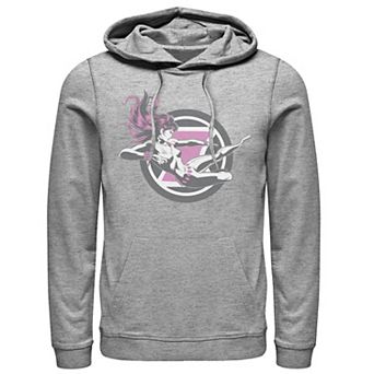 Men's Marvel Black Widow Flying Kick Hoodie
