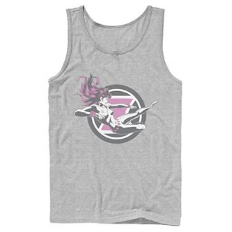 Men's Marvel Black Widow Flying Kick Tank Top