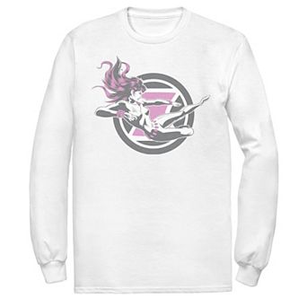 Men's Marvel Black Widow Flying Kick Tee