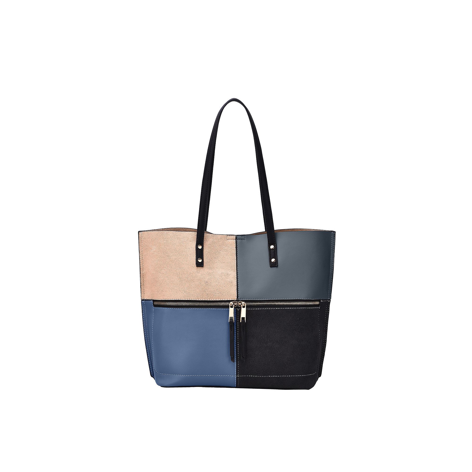 Mellow World Selene Tote, Blue And Gray