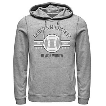 Men's Marvel Avengers Earth's Mightiest Black Widow Logo Hoodie