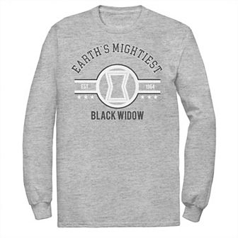 Men's Marvel Avengers Earth's Mightiest Black Widow Logo Tee