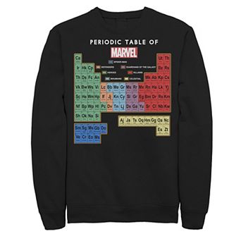 Men's Marvel Ultimate Periodic Table Of Elements Sweatshirt