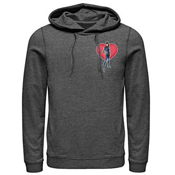 Men's Marvel Avengers Black Widow Heart Hoodie