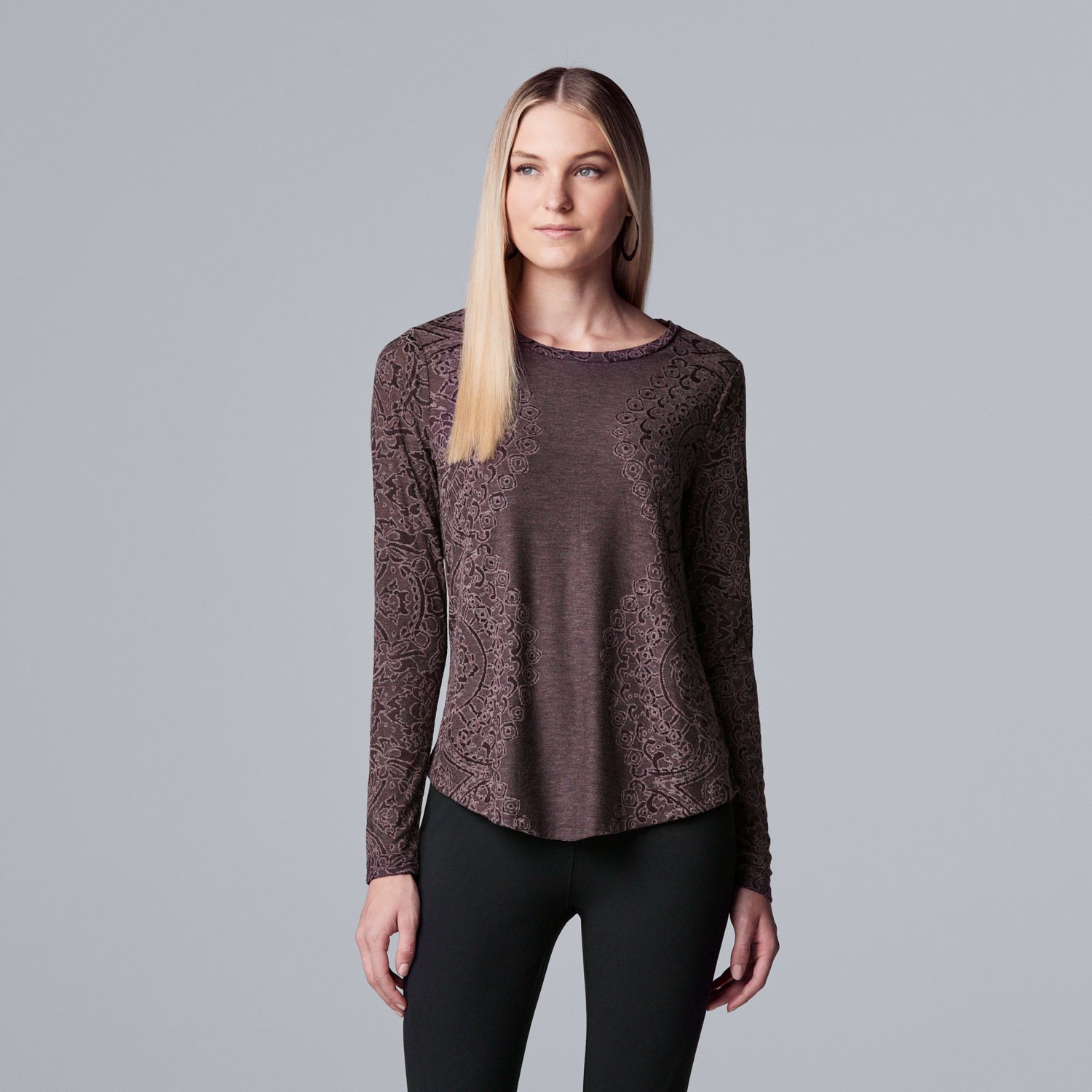 simply vera wang long sleeve tops