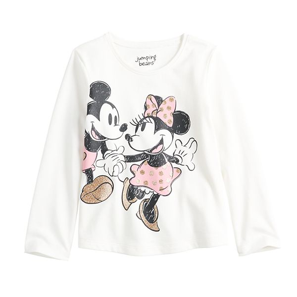 Disney Minnie Girls T-Shirt Long Sleeve 