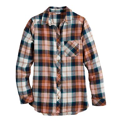 Women's Sonoma Goods For Life® Extra Soft Flannel Essential Shirt