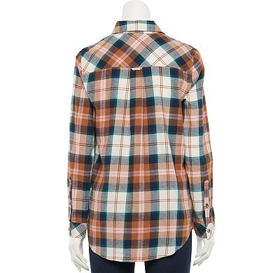 Women's Sonoma Goods For Life® Extra Soft Flannel Essential Shirt