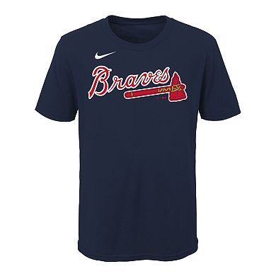  Nike Ronald Acuna Jr. Atlanta Braves MLB Boys Youth 8-20 Navy  Name & Number Player T-Shirt (Youth Small 8) : Sports & Outdoors