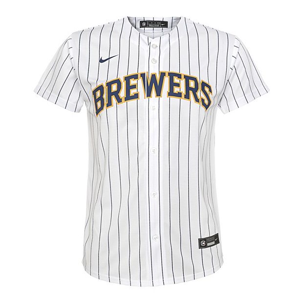 Boys 8 20 Nike Milwaukee Brewers Jersey