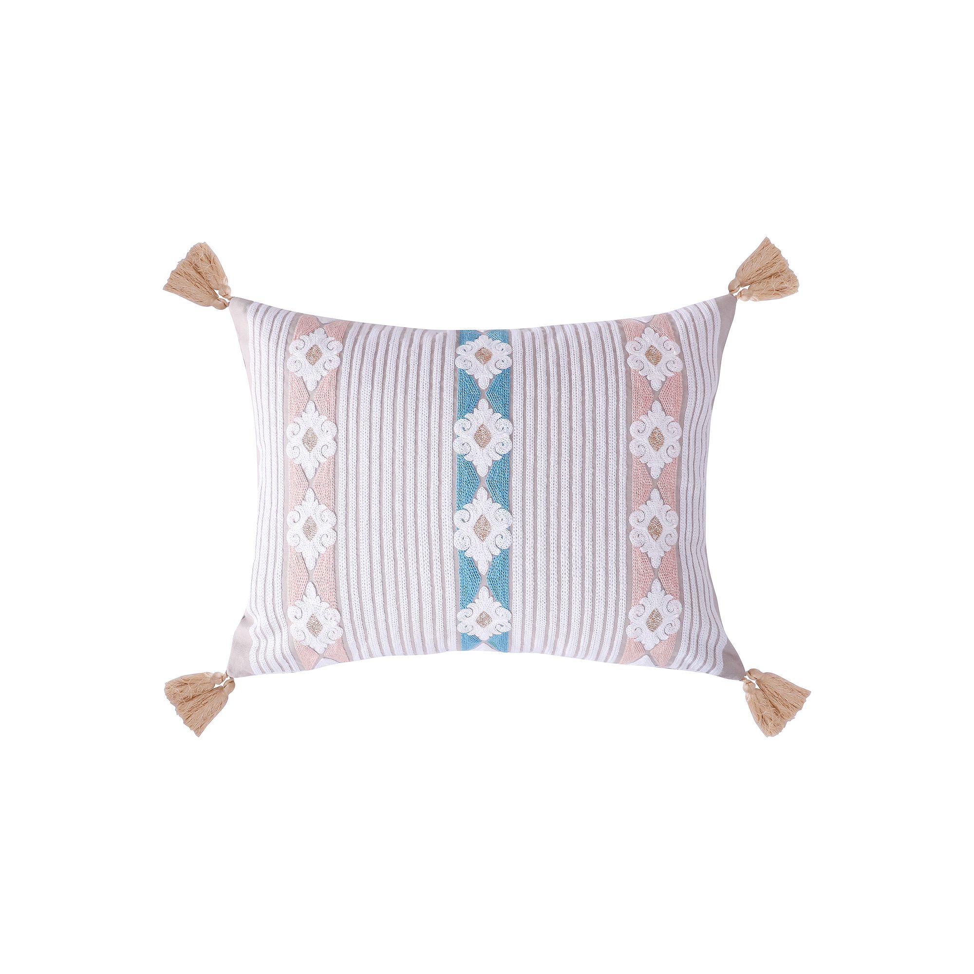 Levtex Home Ronda Stripe Throw Pillow, Gray