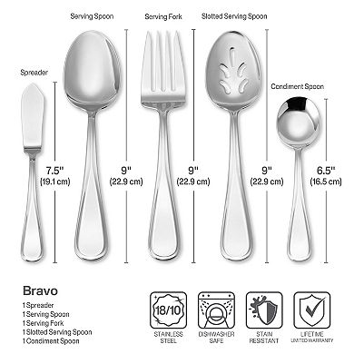 Mikasa Bravo 101-pc. Flatware Set