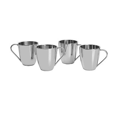 Mikasa 4-pc. Stainless Steel Mug Set